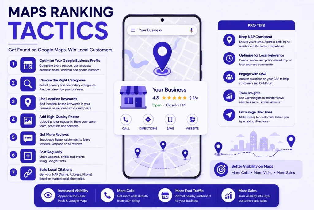 Maps Ranking Tactics