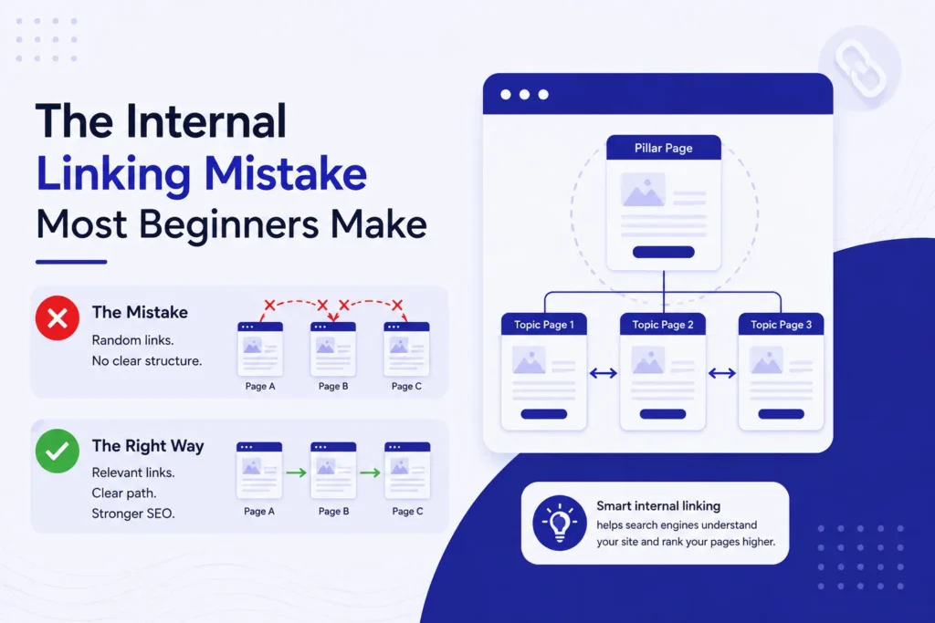 Internal Linking Mistake vs Right Way